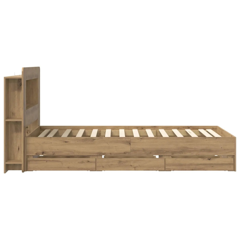 Telaio del letto con storage Rovere Artigianale 80 x 200 cm 3433997