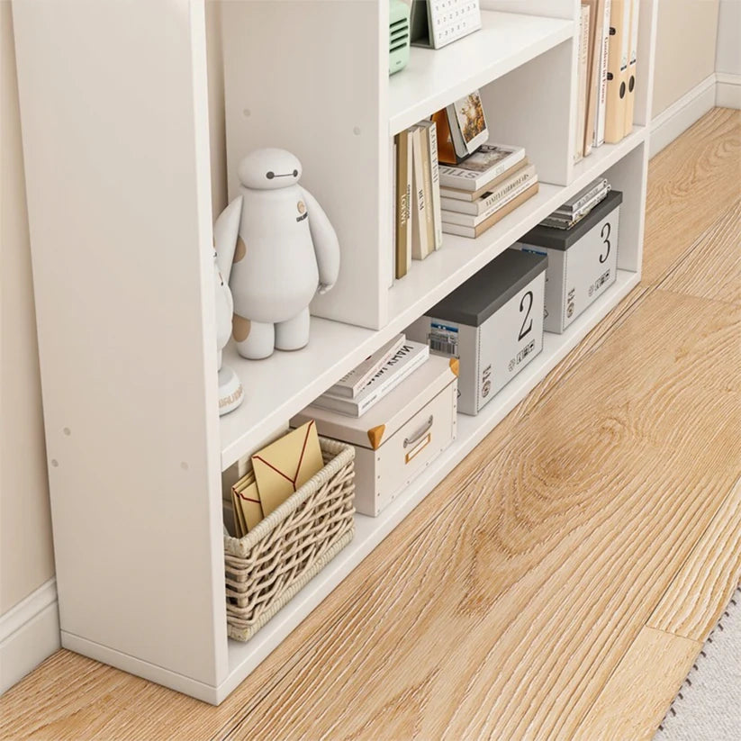 Scaffale per Libri Bianco 100x16x60 cm Ideale per Spazi Ridotti