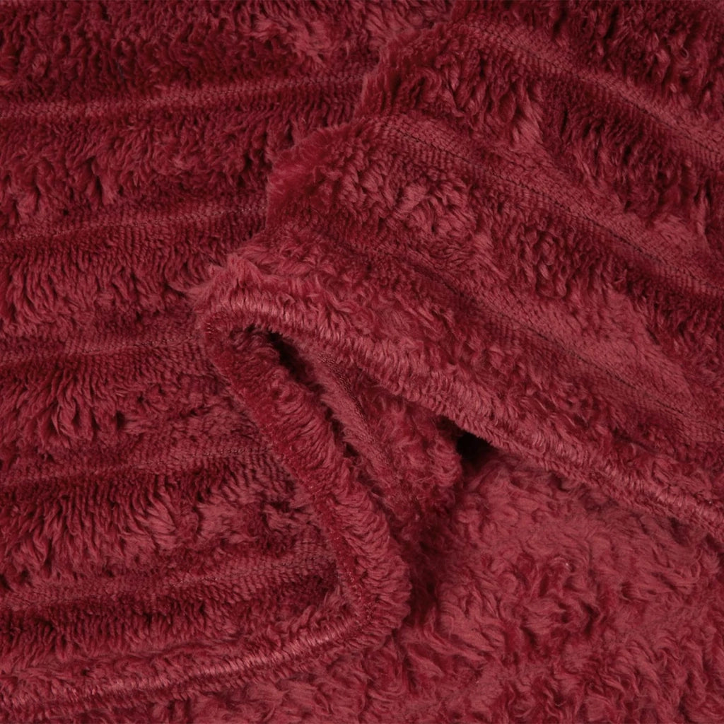 Coperta Rosso Bordeaux 270 x 240 cm Panno
