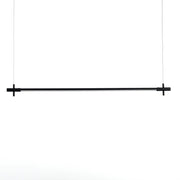 Lampadario in allumino nero cm. Ø.2,2 L.120