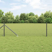 Palo della recinzione Grigio 25 x 0,5 m (rete 16 x 16 mm)