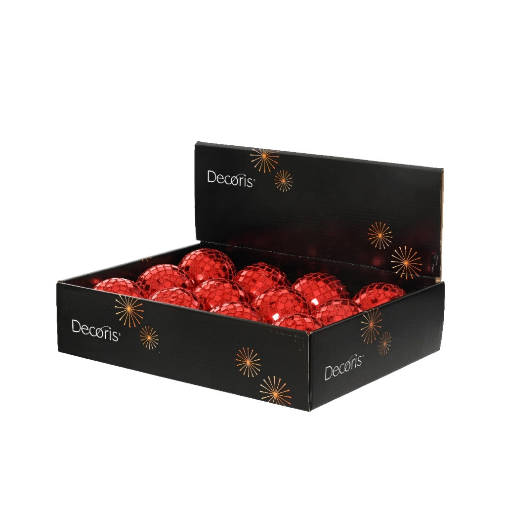Pallina in foam tessuto rosso d10cm