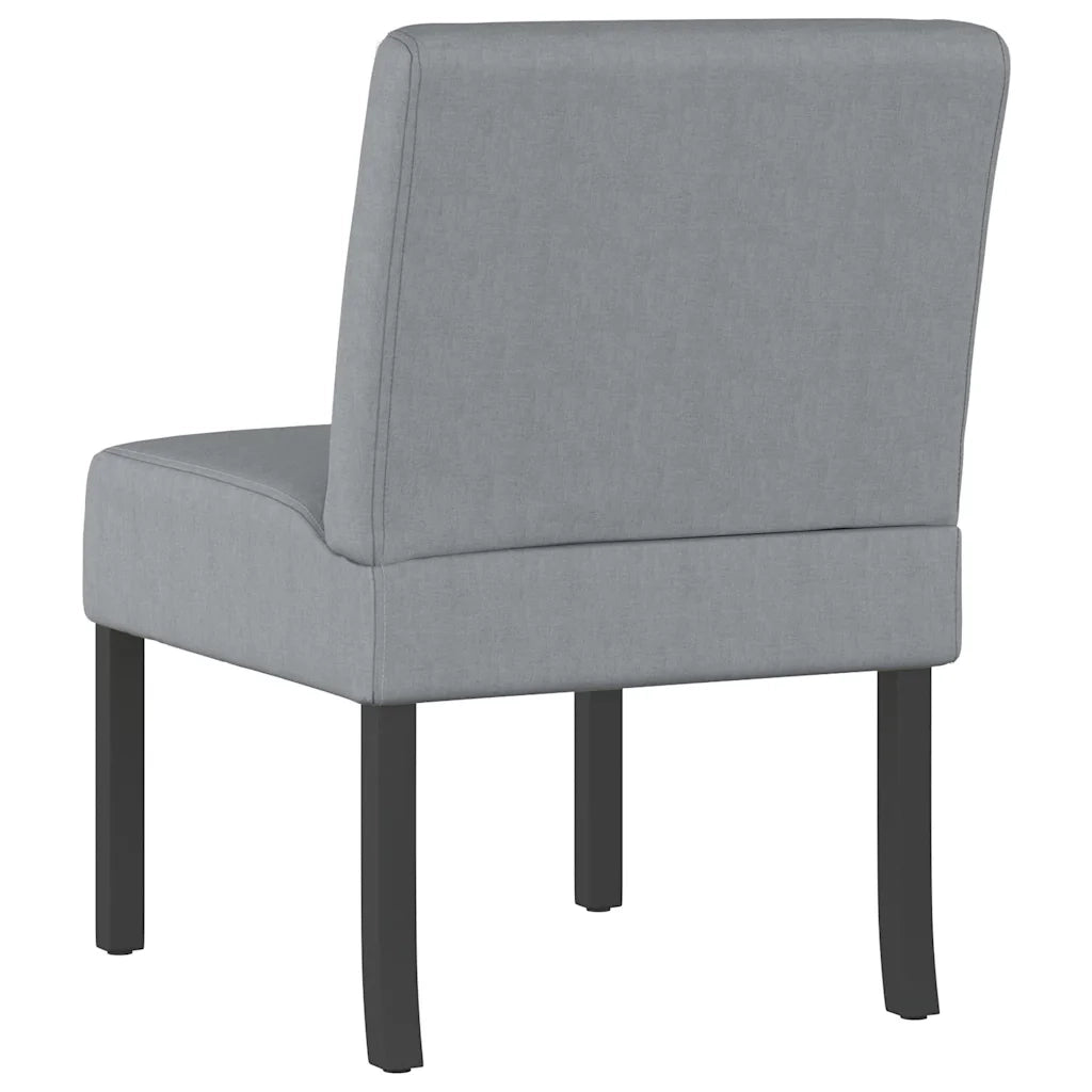 Poltrona | Sedia Pantofola in Tessuto Grigio Chiaro
