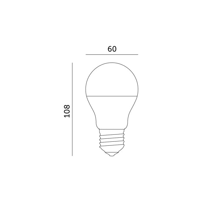 Bulbo LED E27 9W 4000K 810lm sensore movimento Kobi