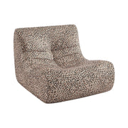 Poltrona in tessuto leopardato, 1 posto, leopardo
