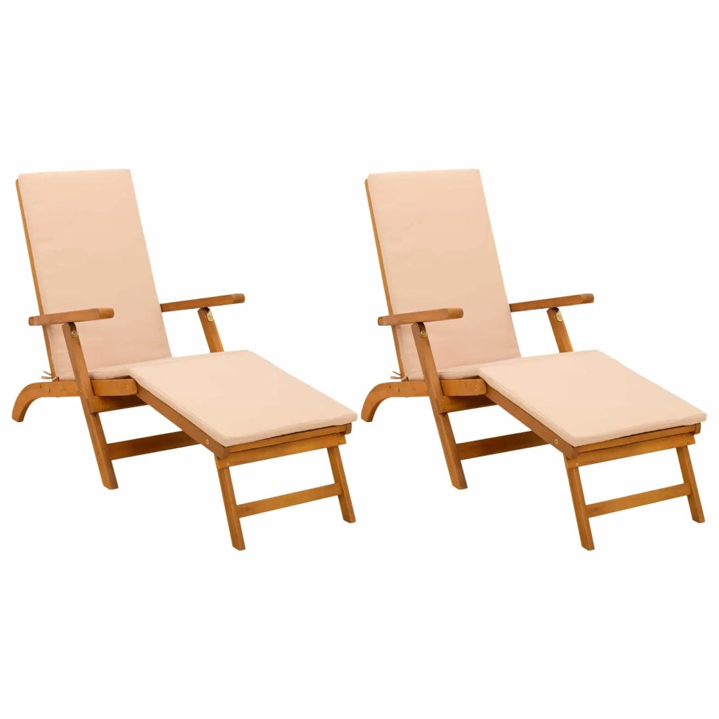 Lettino prendisole reclinabile e pieghevole 2 pcs 42025009