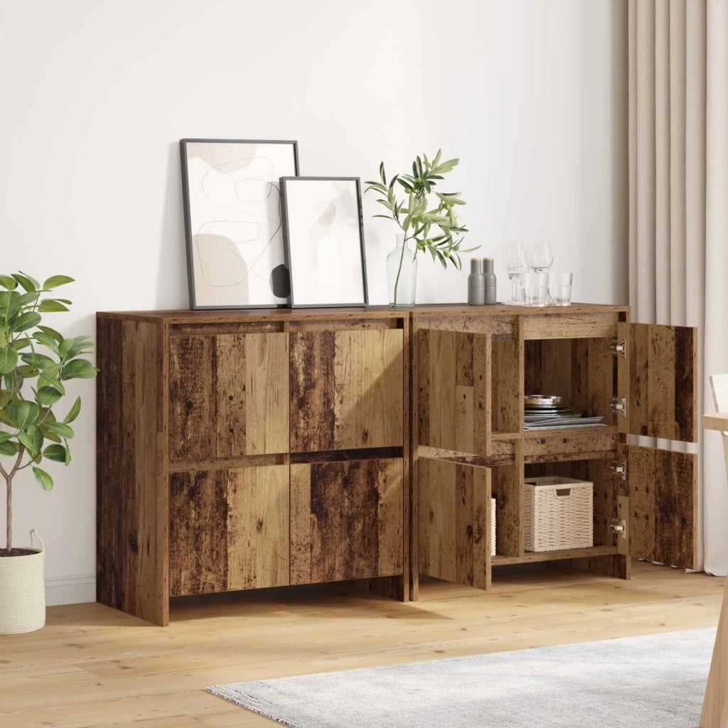 Credenza | Sideboards 2 pcs Legno vecchio 70 x 41 x 75 cm