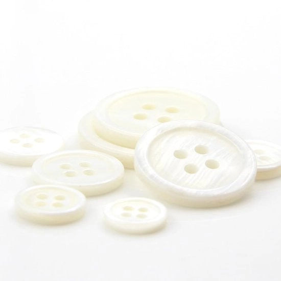 Viti di sostituzione 40 pezzi - Viti per ricamo - Viti per manica - Bianche - Dimensioni 9-25 mm