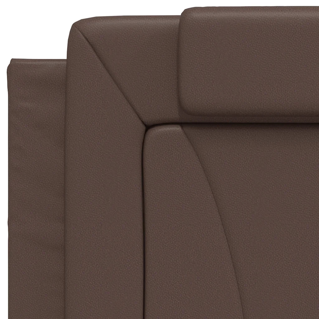 Cuscino Testiera-Cuscino per Testiera Viana Marrone 80 cm in Similpelle