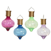 LAMPADINA SOLARE D.7,7XH11,7CM IN PLASTIC 4 COL.