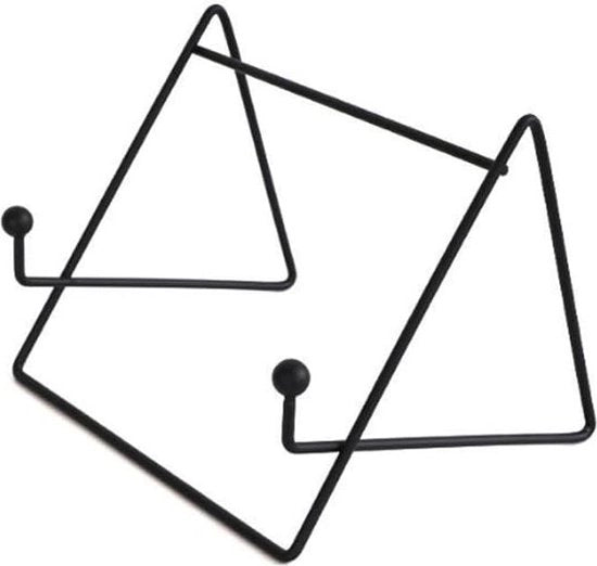 Supporto da Cucina per Documenti in Acciaio Inossidabile - Tablet Holder per Documenti - Nero