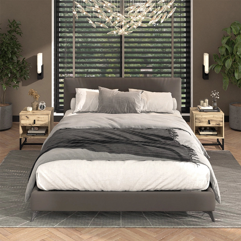 Vicco Comodino Rovere 39 x 47 cm Set di 2
