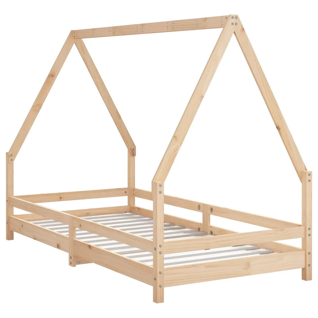 Giroletto per Bambini 90x190 cm in Legno Massello di Pino 834492