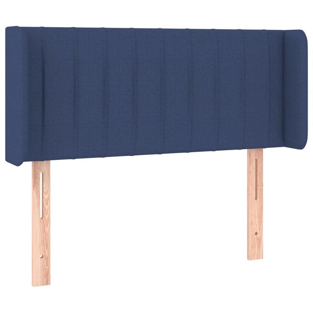 Testiera ad Orecchio Blu 103x16x78/88cm in Tessuto 3119002