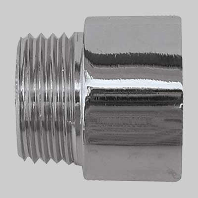 PROLUNGA OTTONE CROMATA  3/4 x 30     MADE IN ITALY