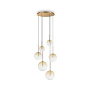 Lampadario Equinoxe 6 Luci G4 Cromo