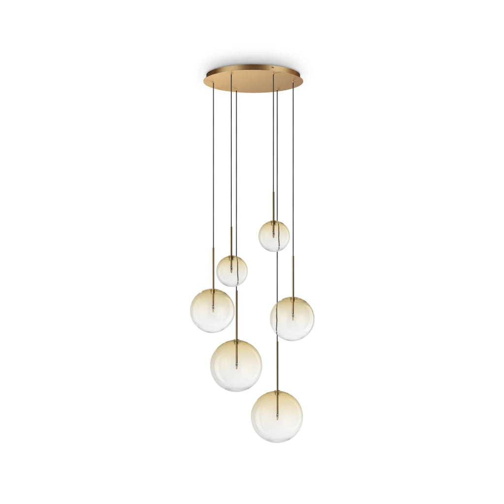 Lampadario Equinoxe 6 Luci G4 Cromo