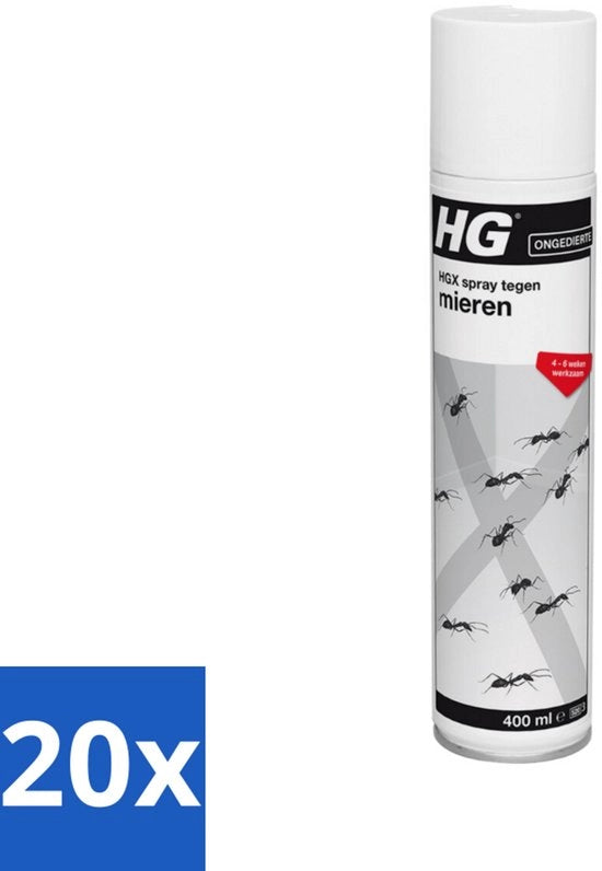 Spray contro formiche 400 ml - Confezione in bulk - 20 pezzi