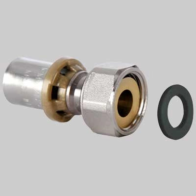 RACCORDO DIRITTO CON DADO GIREVOLE  32 x 1     ICMA