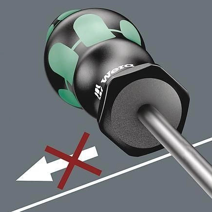 Wera 05223161001 367-7 Cacciaviti TORX con Funzione di Tenuta 7 Pezzi con Supporto colore Nero