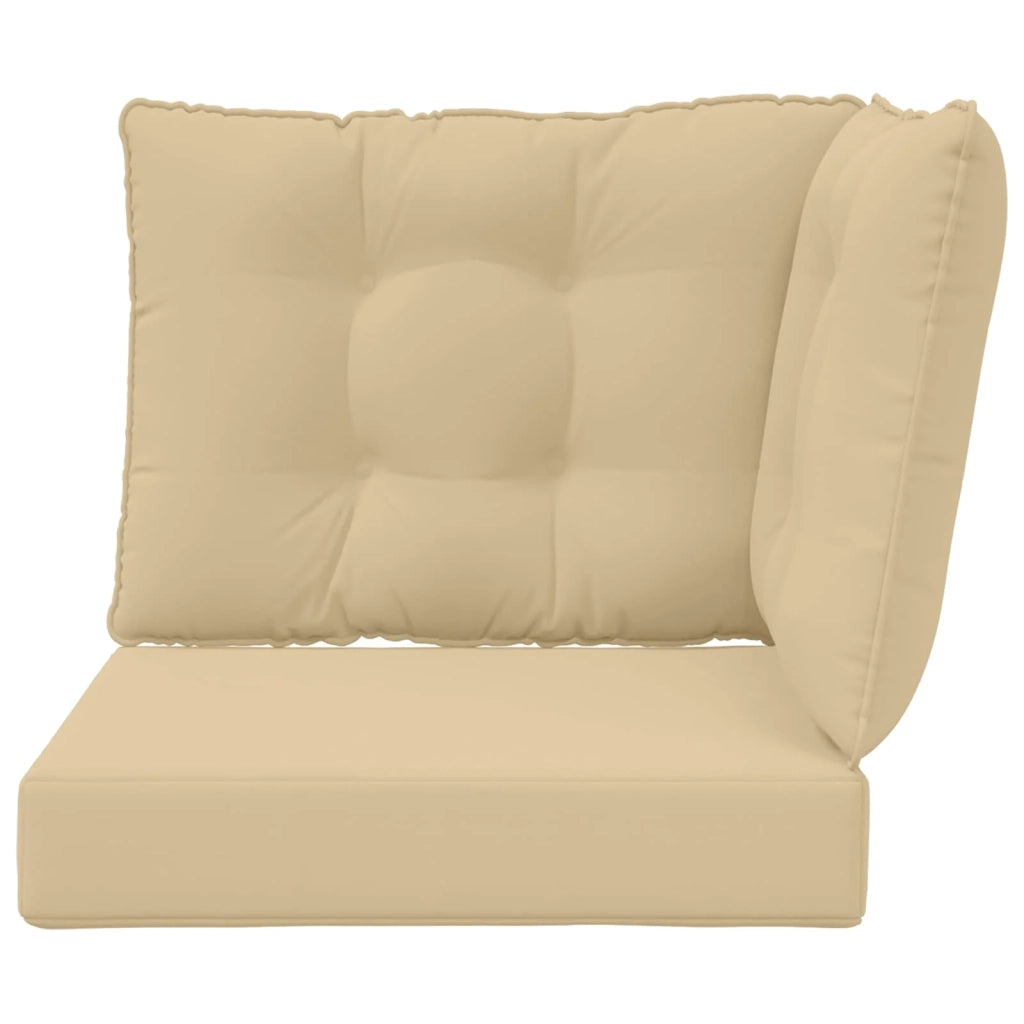 Cuscino per divano da esterno 3 pcs Beige Poliestere 900798