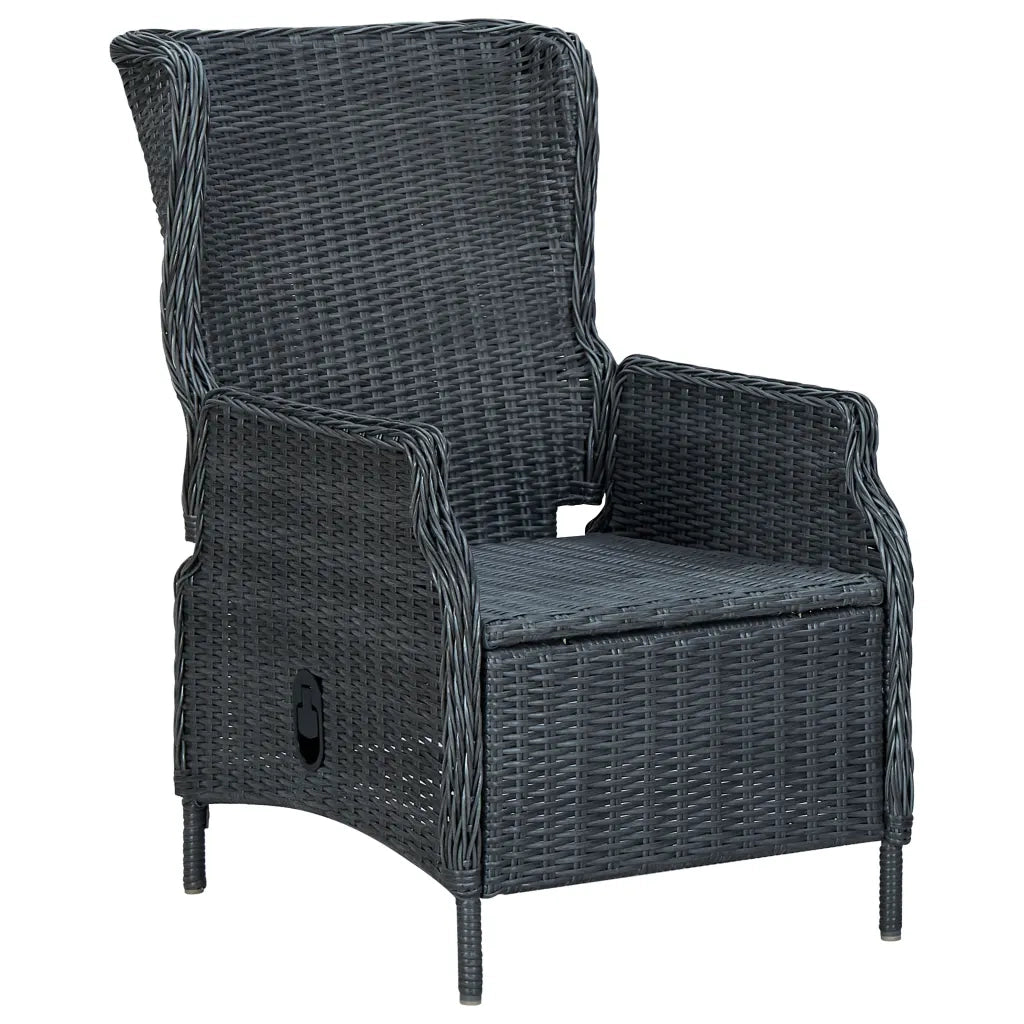 Set Mobili da Pranzo per Giardino 3 pz Grigio Scuro 3068725