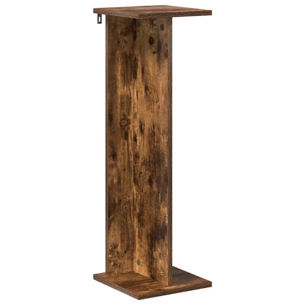 Supporto per piante 2 pz Rovere Fumo 25 x 25,5 x 80,5 cm 899651
