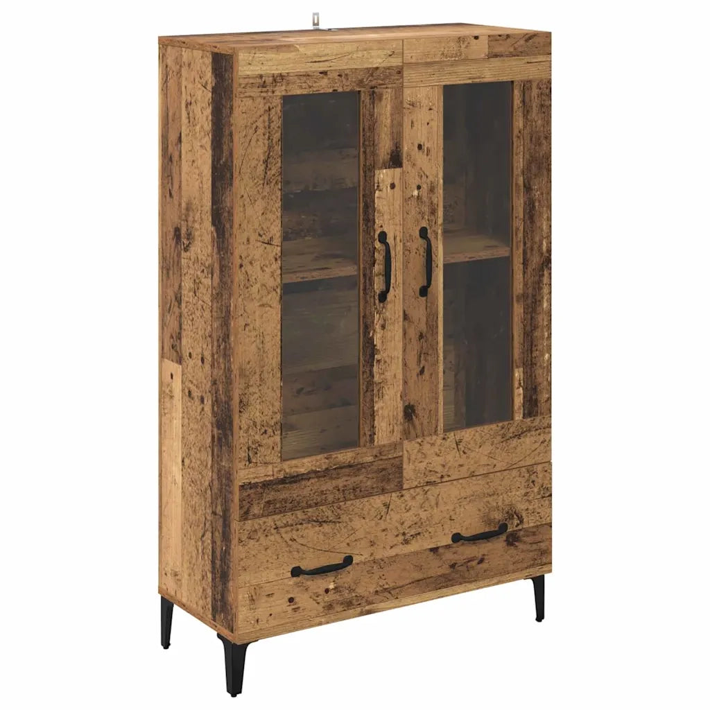 Credenza | Madia | Buffet da pranzo | Armadio da pranzo con cassetto Legno vecchio 70 x 31 x 115 cm