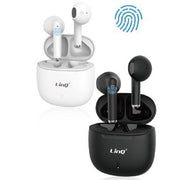 Trade Shop - Set Doppio Auricolare Cuffie Bluetooth Mini Con Box Ricarica Tws77 Pop Up Touch -