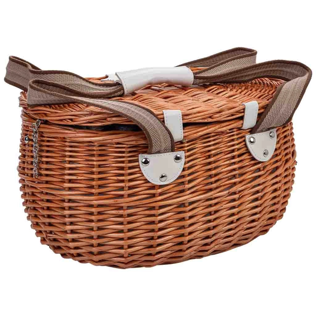 Cestino da picnic marrone (2 coperti) 40x28x22h cm