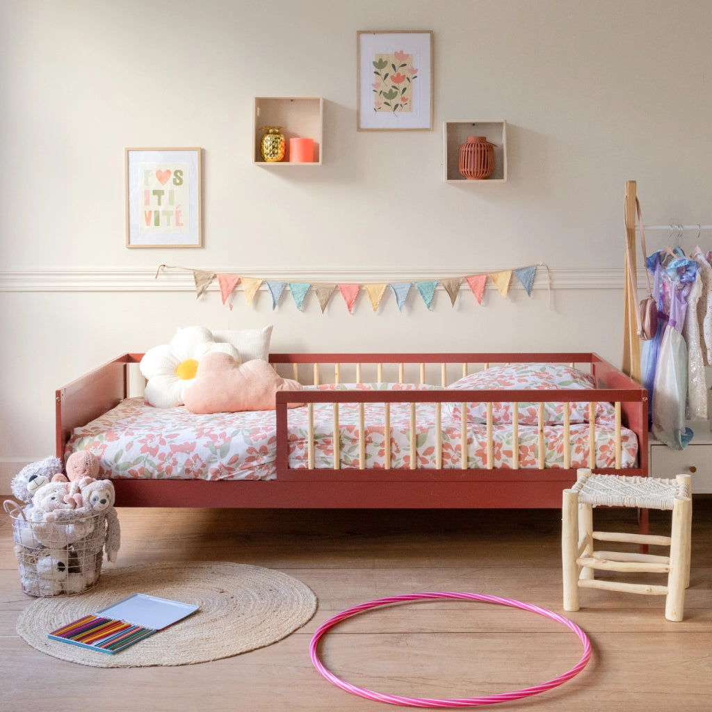Letto per bambini 190x90cm terracotta ADAM