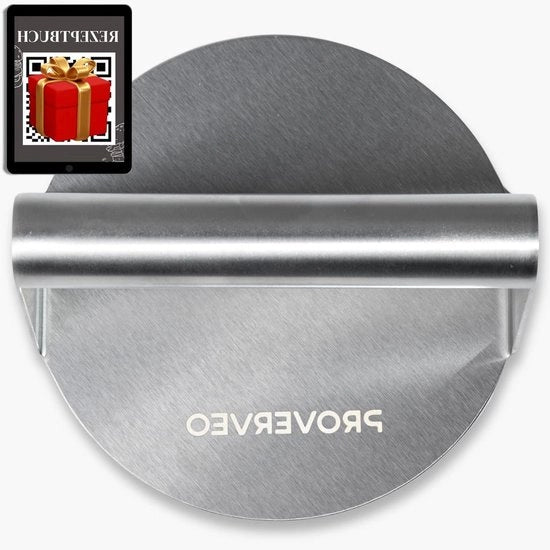 Hamburgerpers Professionale - 1 pezzo - Acciaio inossidabile - 14 cm