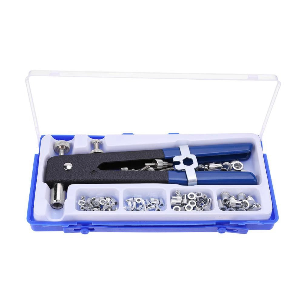 Trade Shop - Kit 86 Pz Rivettatrice Per Inserti Rivetti Filettati Filetti M3 M4 M5 M6 M8 -