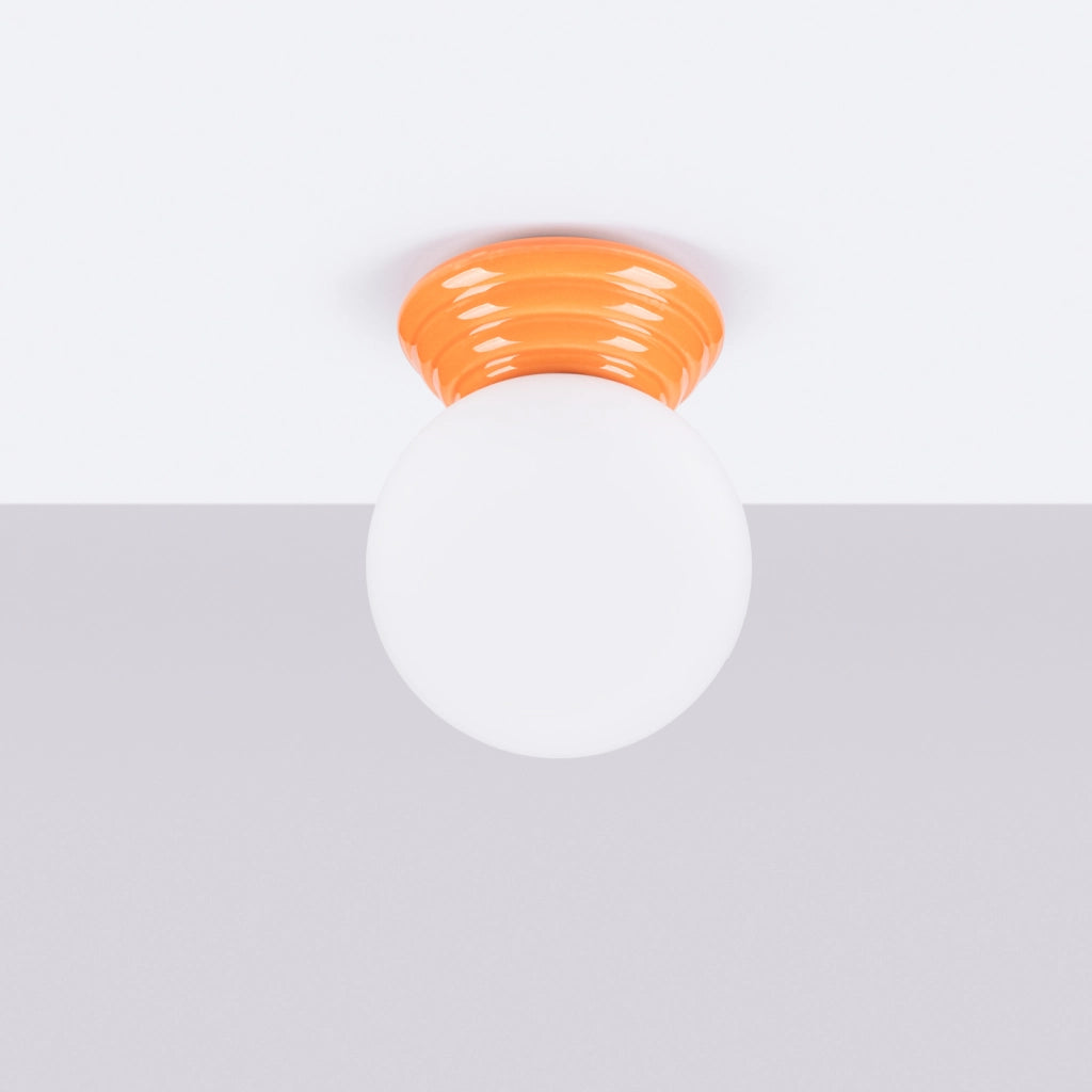 Lampada da soffitto ZORI arancione IP44
