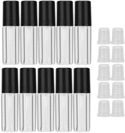 Set di tubi per gloss labbra trasparenti - 10 pezzi - 1,5 ml - tubi mini in materiale ABS leggero e trasparente