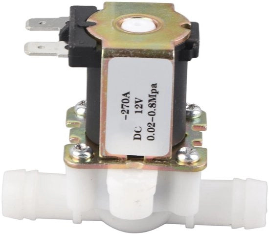 Vitello Elettromagnetico 3/8" - Chiusura Normale - 12V - Alimentazione Idrica - Materiale di Alta Qualità - Adatto per Diverse Applicazioni