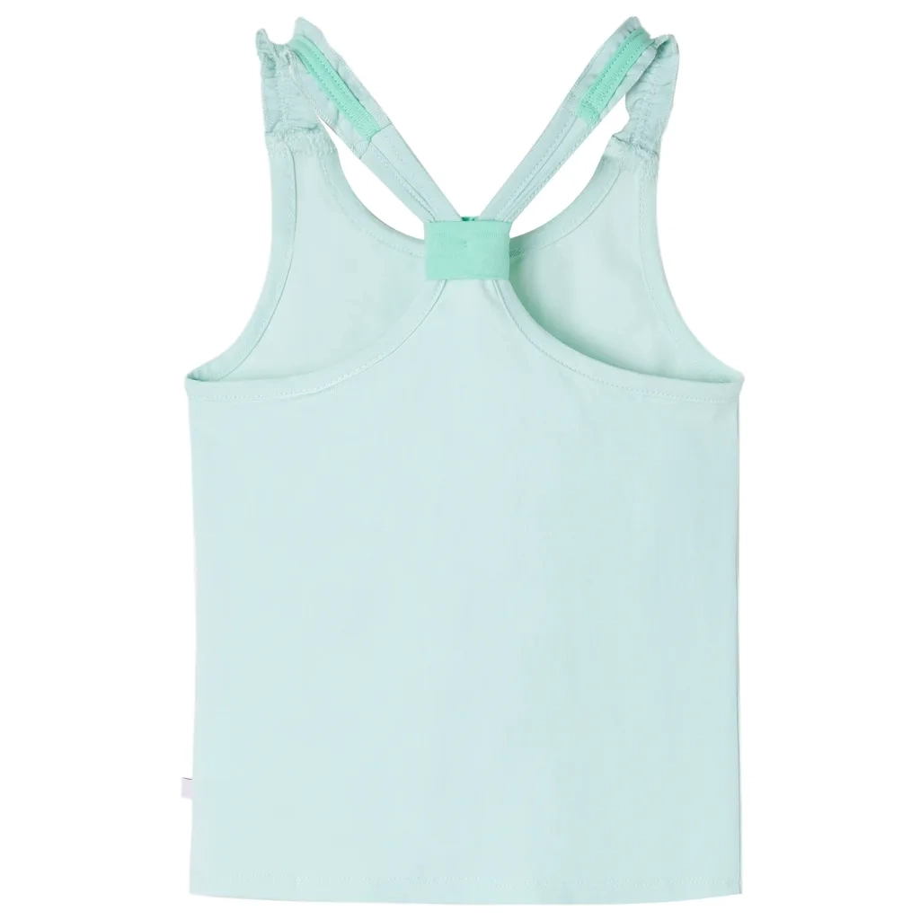 Canotta da Bambina Menta Chiaro 116