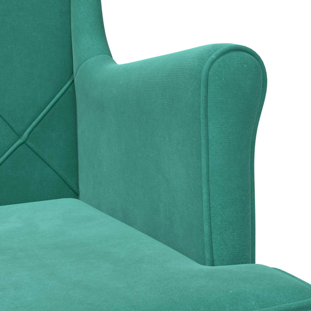 Poltrona Turchese Velluto 42029906
