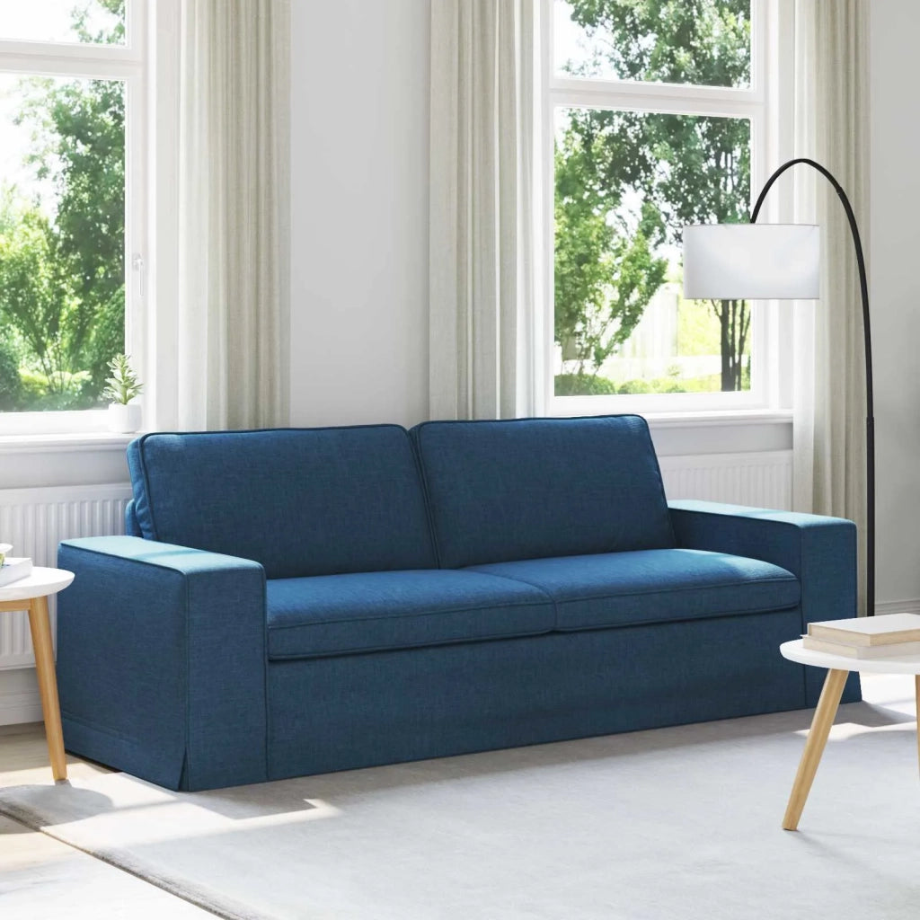 Divano Blu 222 x 80 x 82 cm Tessuto 42024403