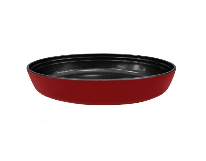 Pirofila Antiaderente in Vetro Borosilicato Ovale Rossa 3 Litri 35 x 24 x 6 cm