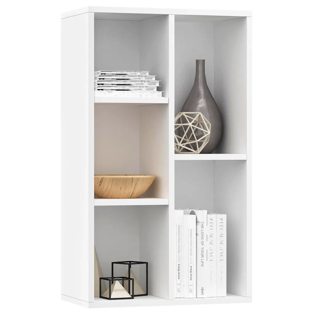 Credenza-Buffet Bianca 50x25x80 cm in Legno Multistrato