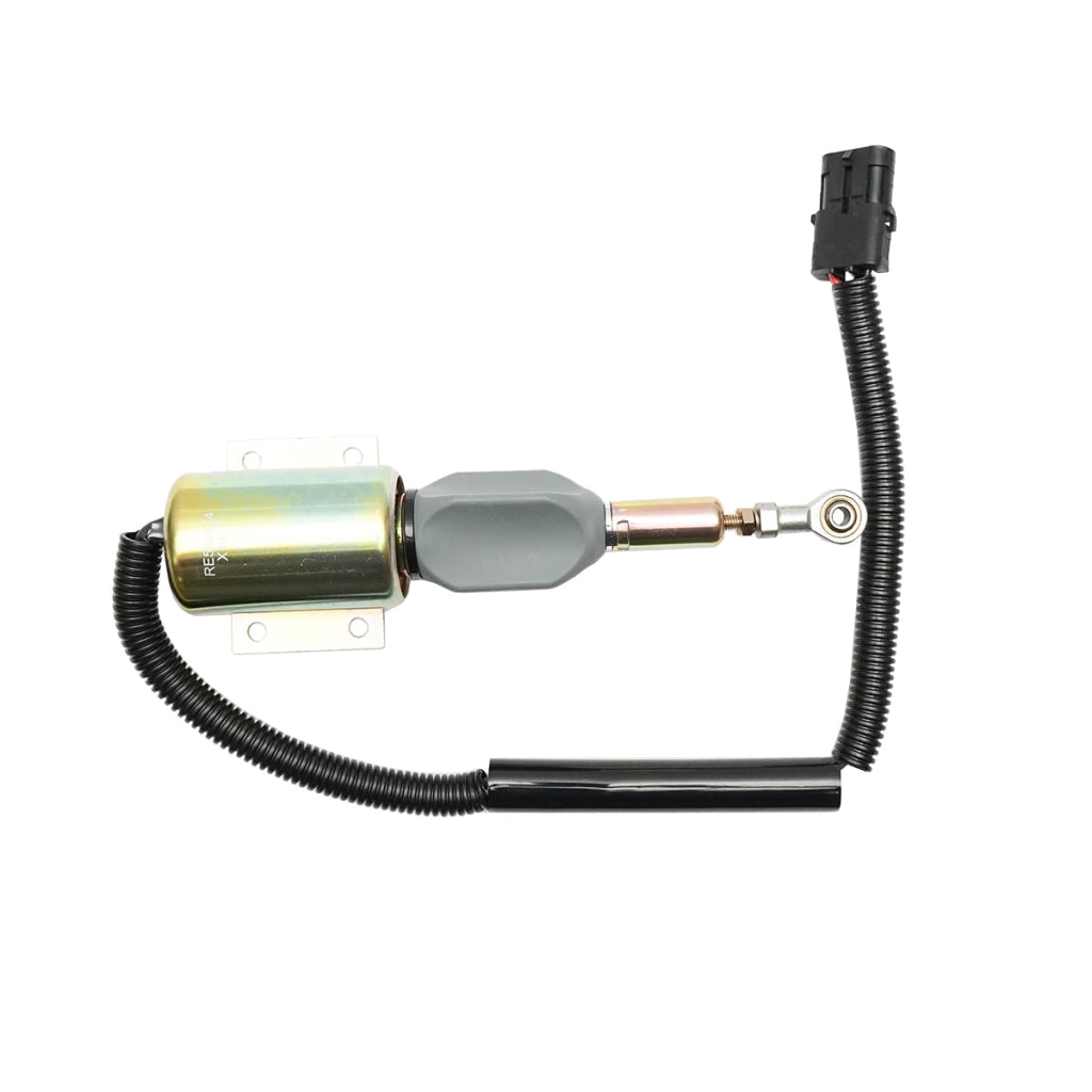 Elettrovalvola di spegnimento pompa iniezione 24V per John Deere, codici OEM RE502474, RE516083