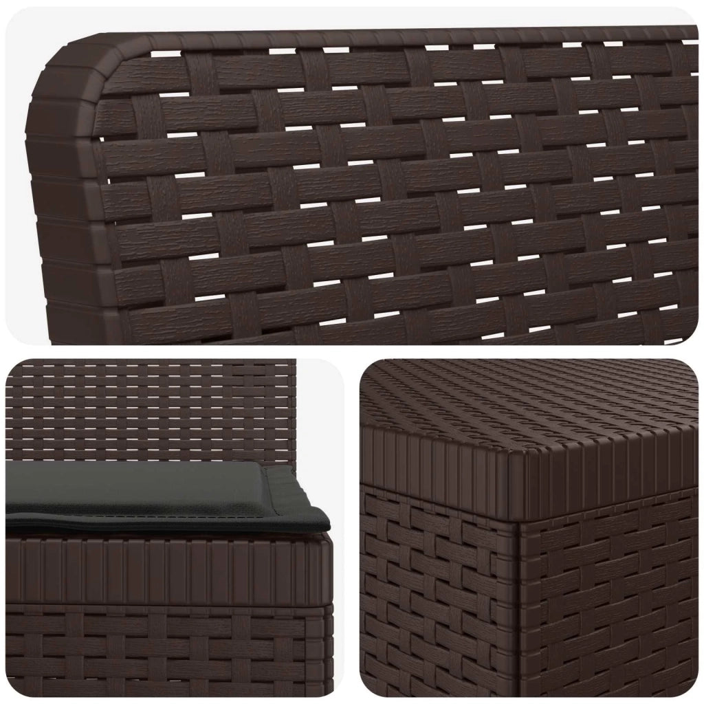 Divano da Giardino a 4 Posti con Cuscini in Stile Rattan PP 3443859