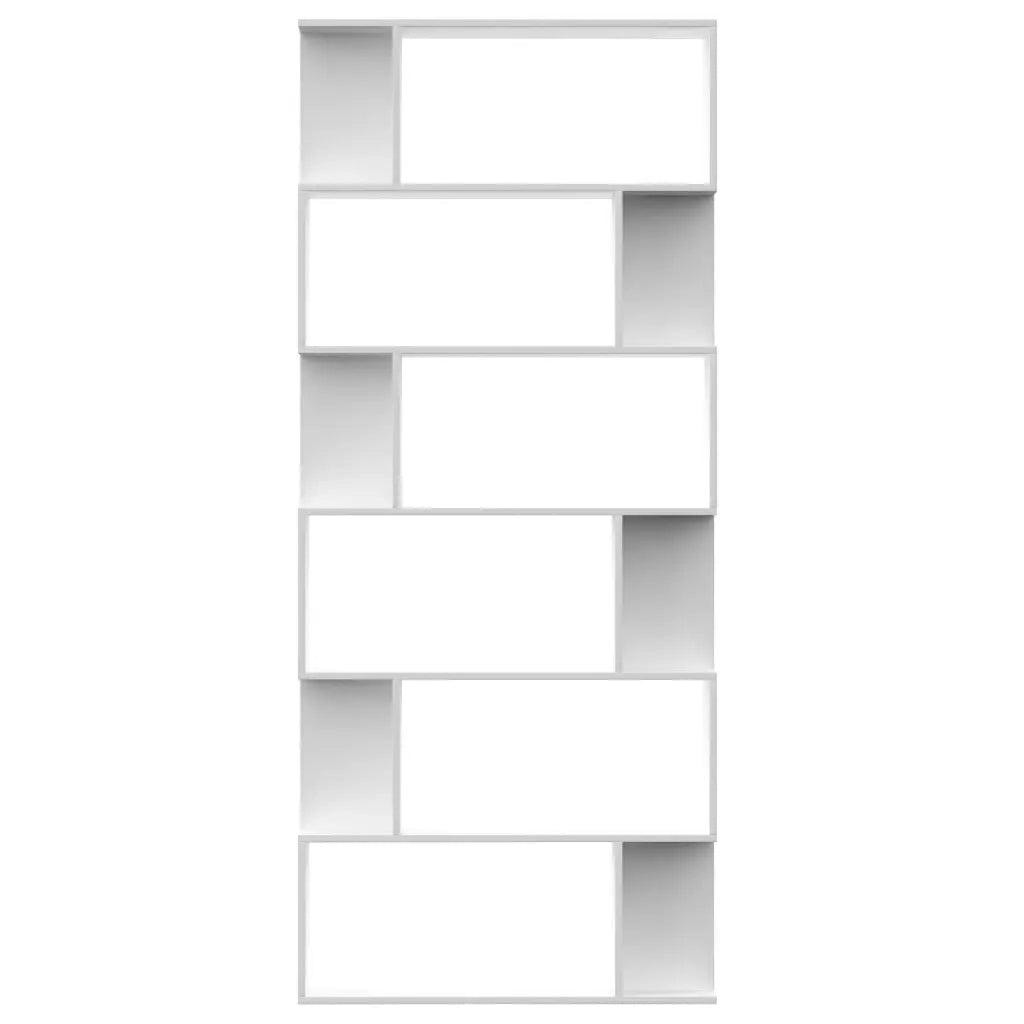 Divisorio-Paravento Bianco 80x24x192 cm in Legno Ingegnerizzato