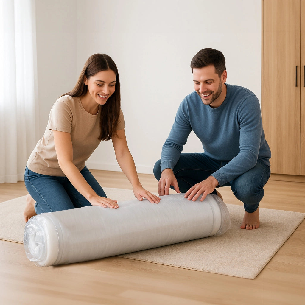 Materasso Singolo 80x195 in Memory Foam h 25 cm. A 7 Zone Differenziate Ortopedico. Rivestimento Cotone Fresco e Traspirante. Made in Italy 100%