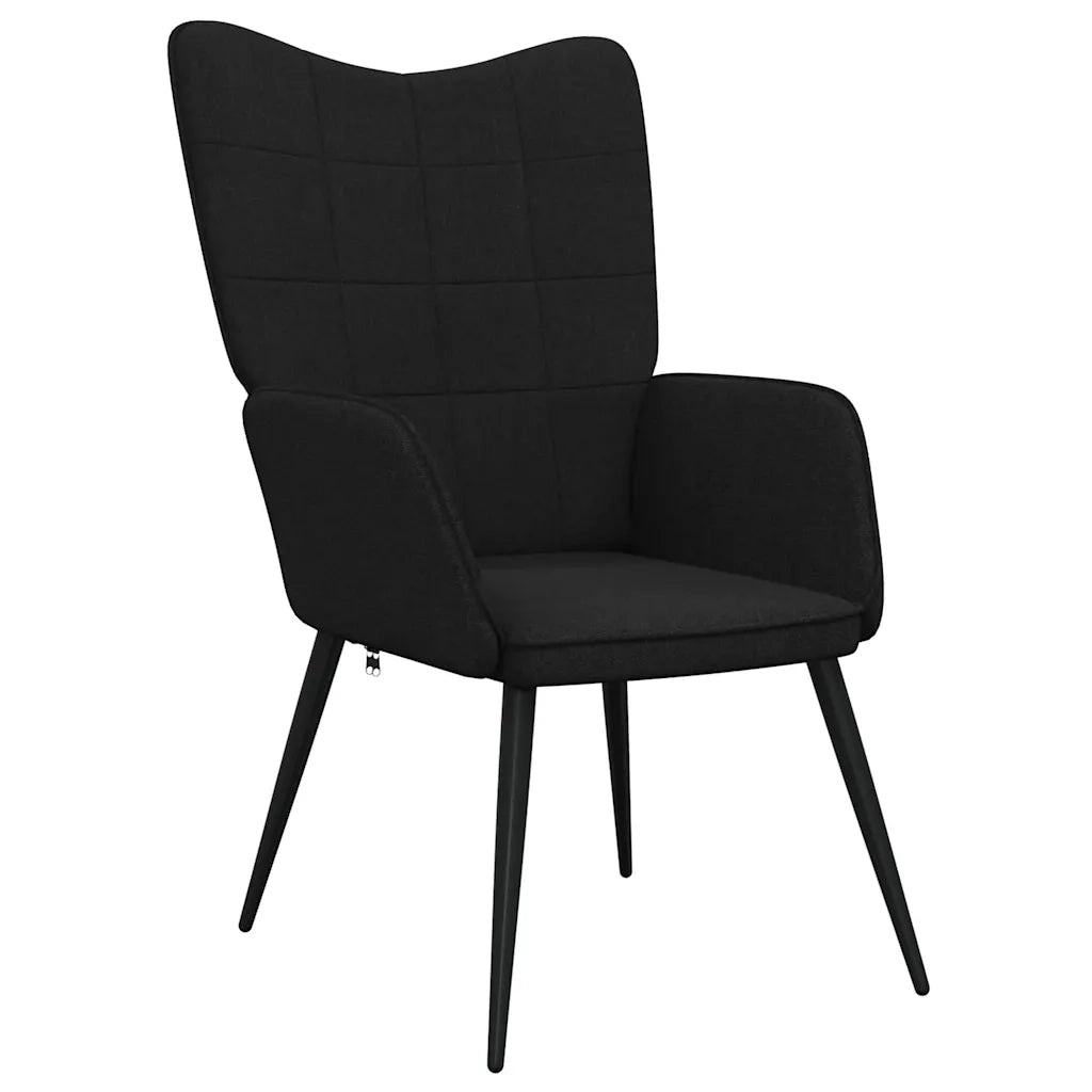 Sedia Relax Nera in Tessuto 327947