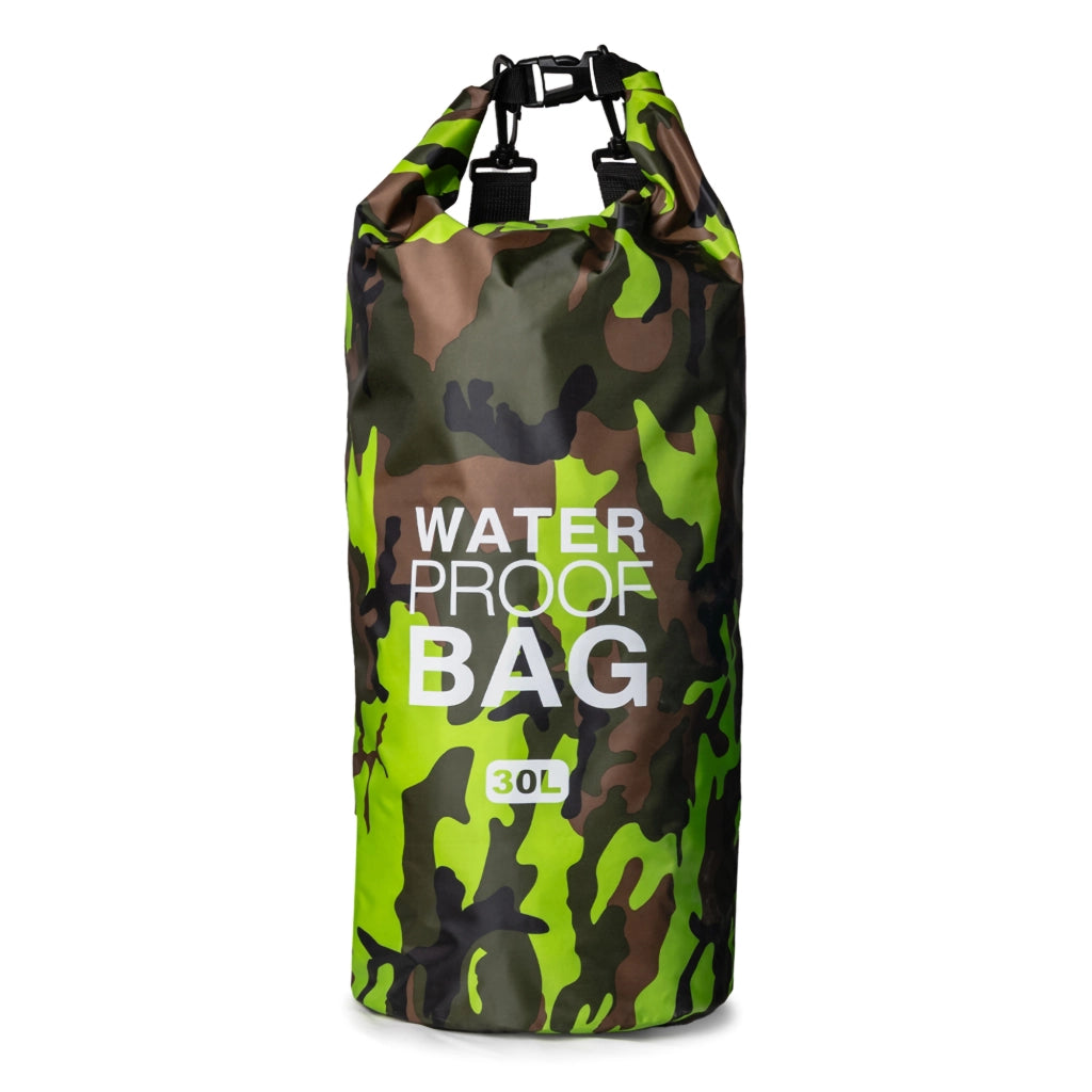Semitame, Borsa Impermeabile Capacità 30 lt, Verde Mimetica