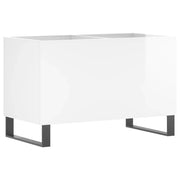 Mobile Porta Dischi Bianco Lucido 74,5x38x48 Legno Multistrato CFW7626031