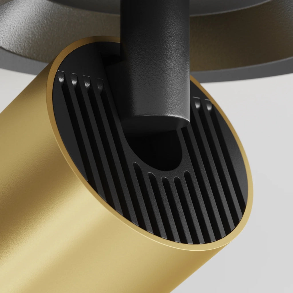Maytoni Lampada da Incasso FOCUS S 1 luce GU10 nero alluminio