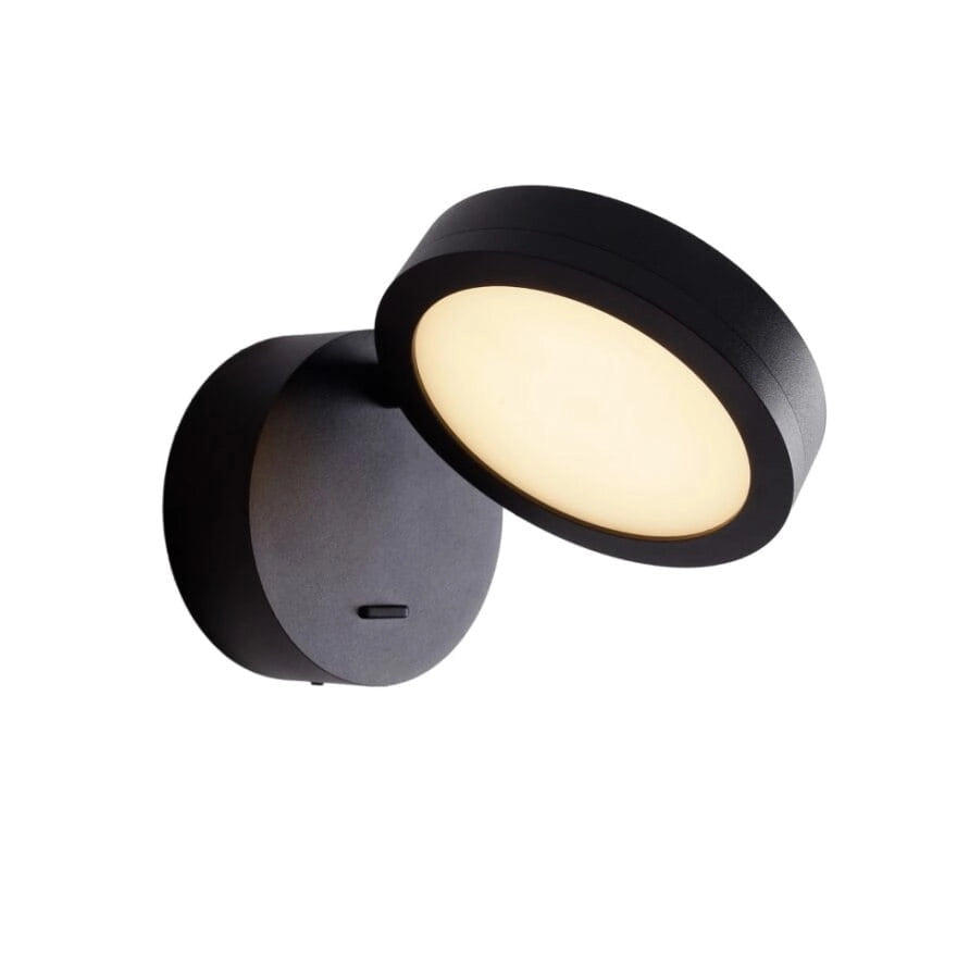 Applique tonda nera orientabile LED 6W Ibiza Maxlight